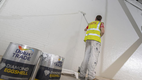 London Olympia Coated with Dulux Trade Diamond Eggshell
