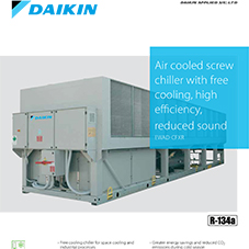 EWAD-CFXR: Air cooled screw chiller