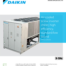 EWAD-CZXS/XL: Air cooled screw inverter chiller