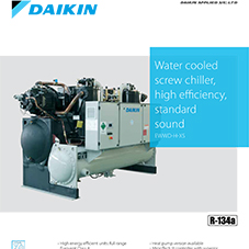 EWWD-H-XS: Water cooled screw chiller