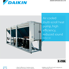 EWYQ-F-XR: air cooled multi-scroll heat pump