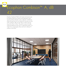 Ecophon Combison Product Brochure