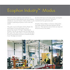 Ecophon Industry Product Brochure