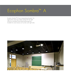 Ecophon Sombra Product Brochure