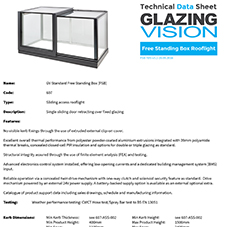 Free Standing Box Rooflight