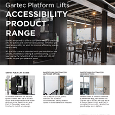 Gartec Accessibility Product Range