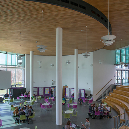 Hunter Douglas Floating Ceiling At Sir Ian Wood Building