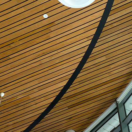 Hunter Douglas Floating Ceiling At Sir Ian Wood Building