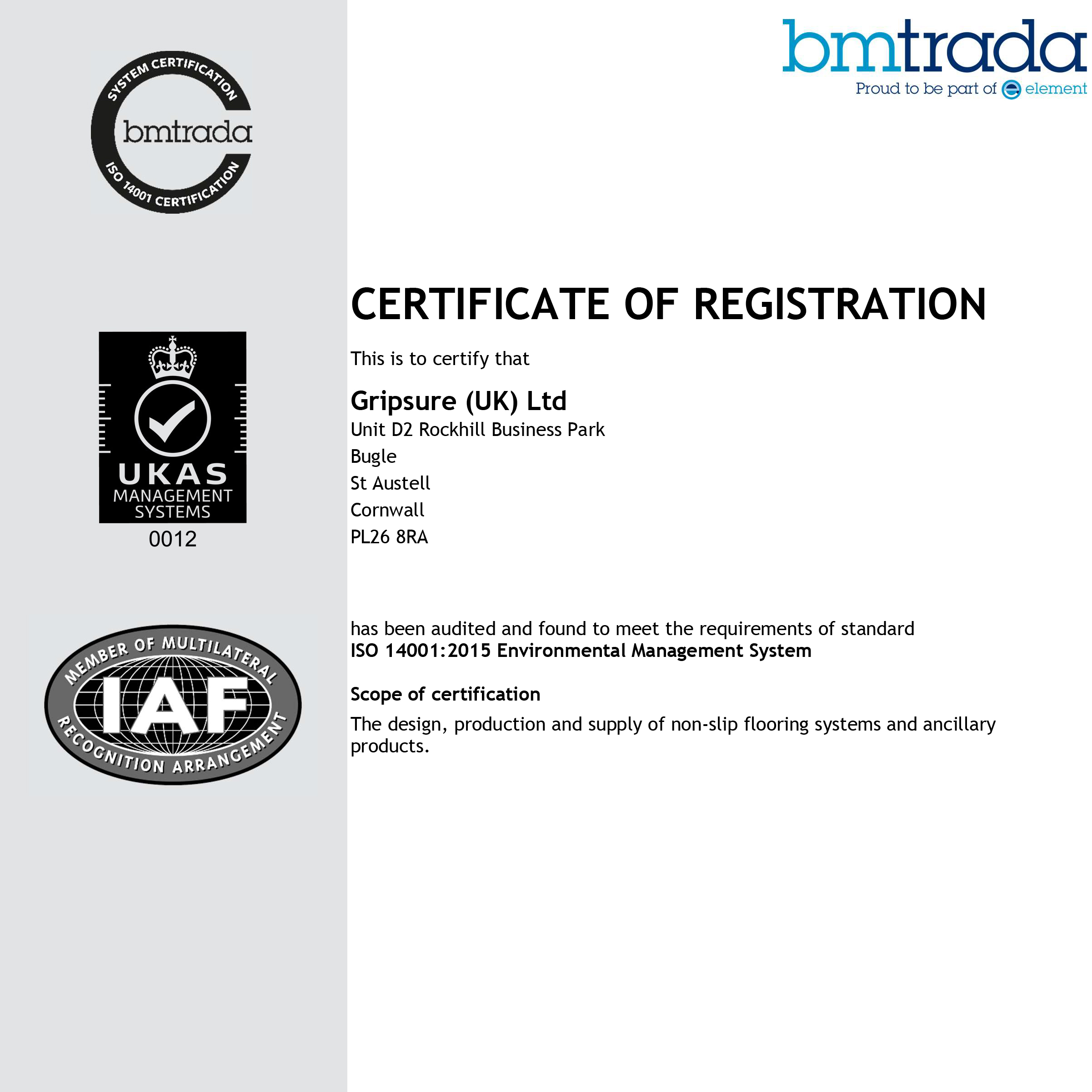 ISO 14001-2015 Environmental Management System