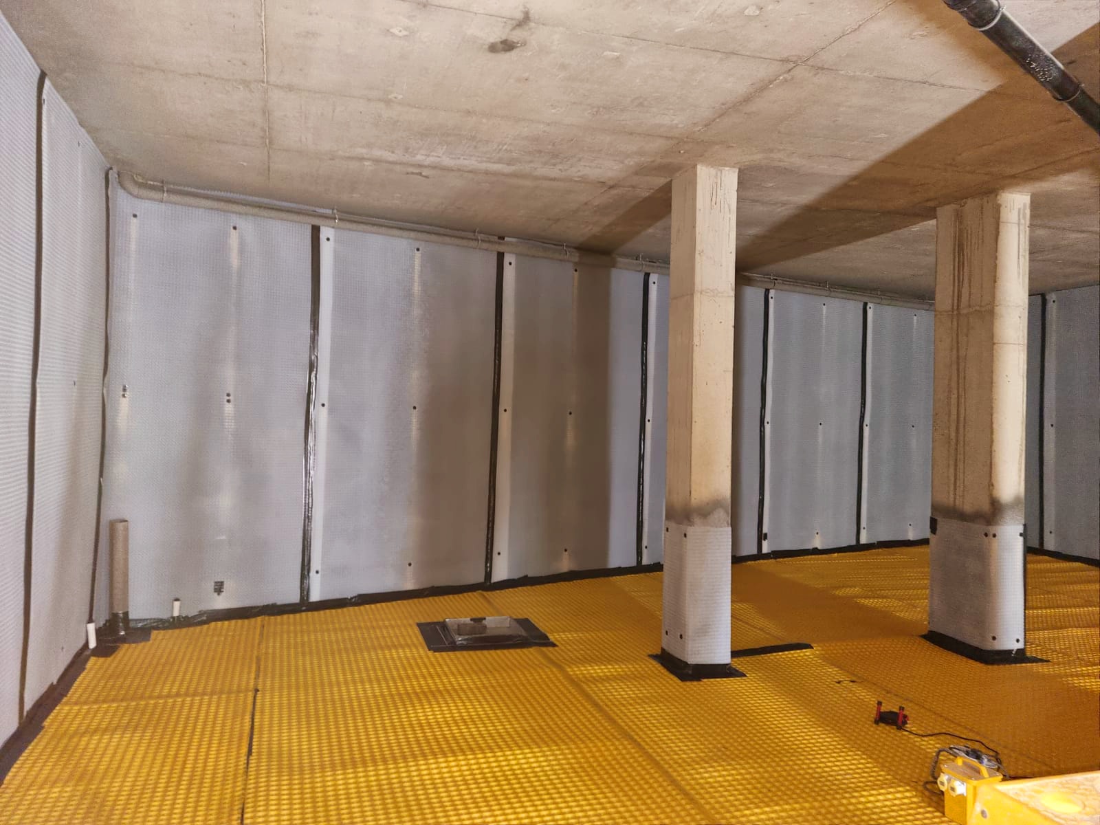 Wykamol have helped to build large, new basements in Northwest London.