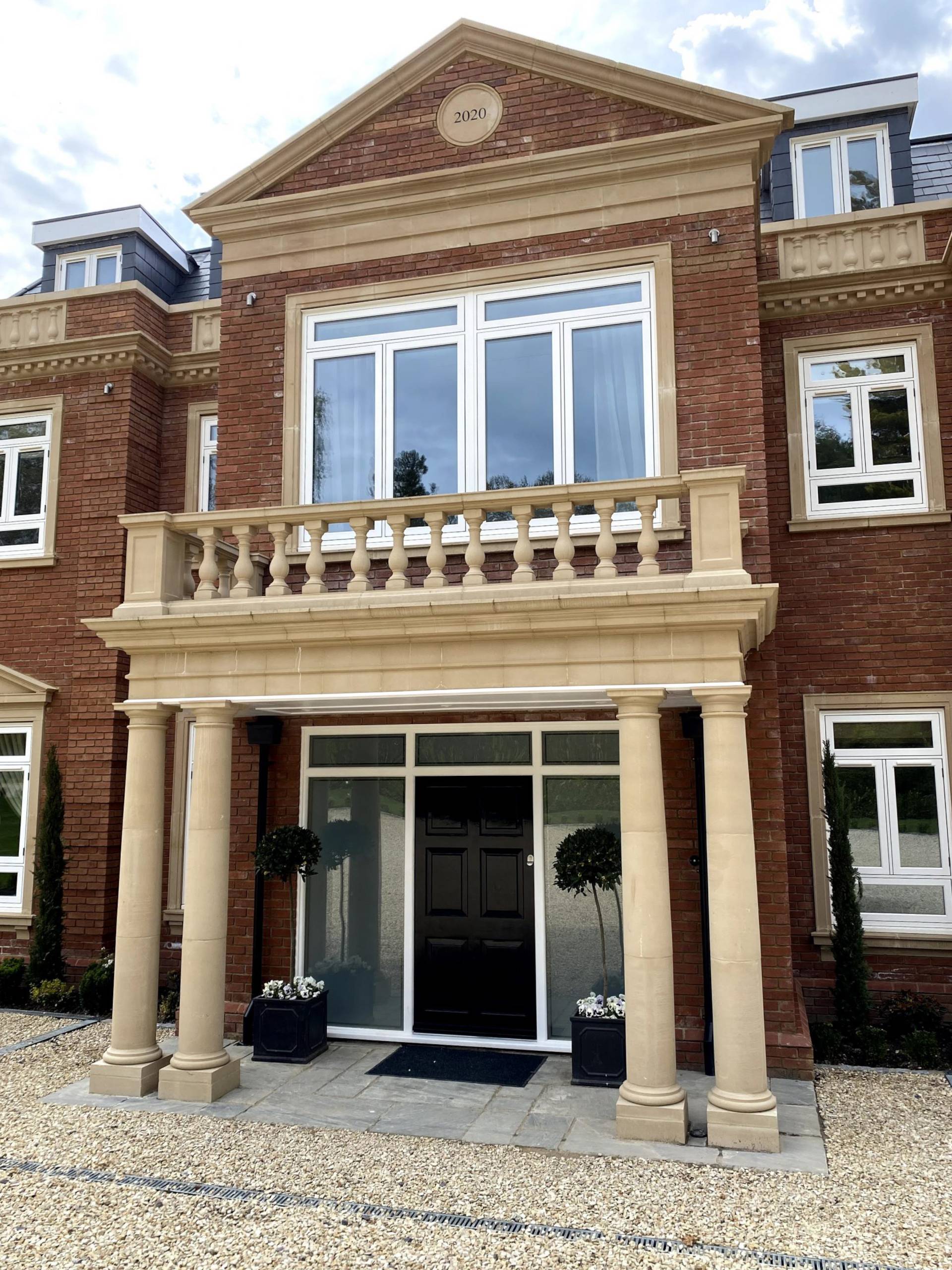 Make A Grand Entrance to Your Property with Amber Valley Stone’s Porticos