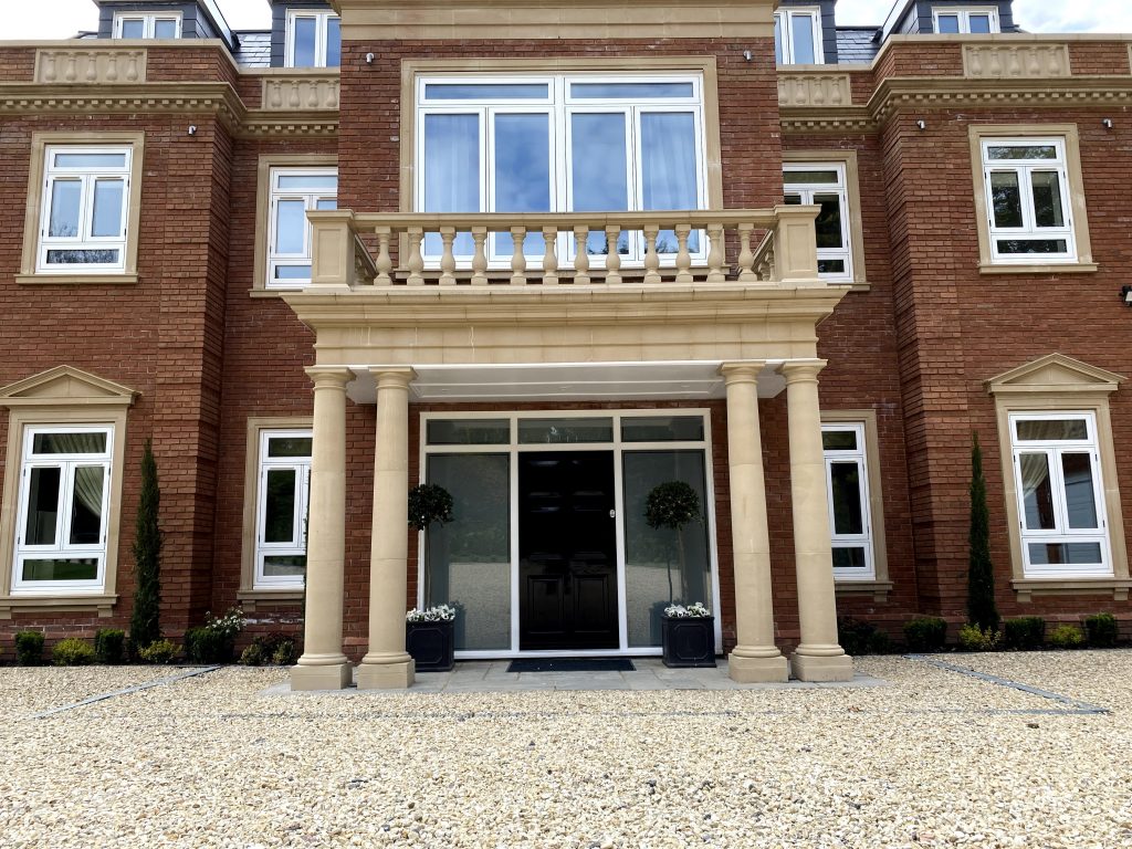 Make A Grand Entrance to Your Property with Amber Valley Stone’s Porticos