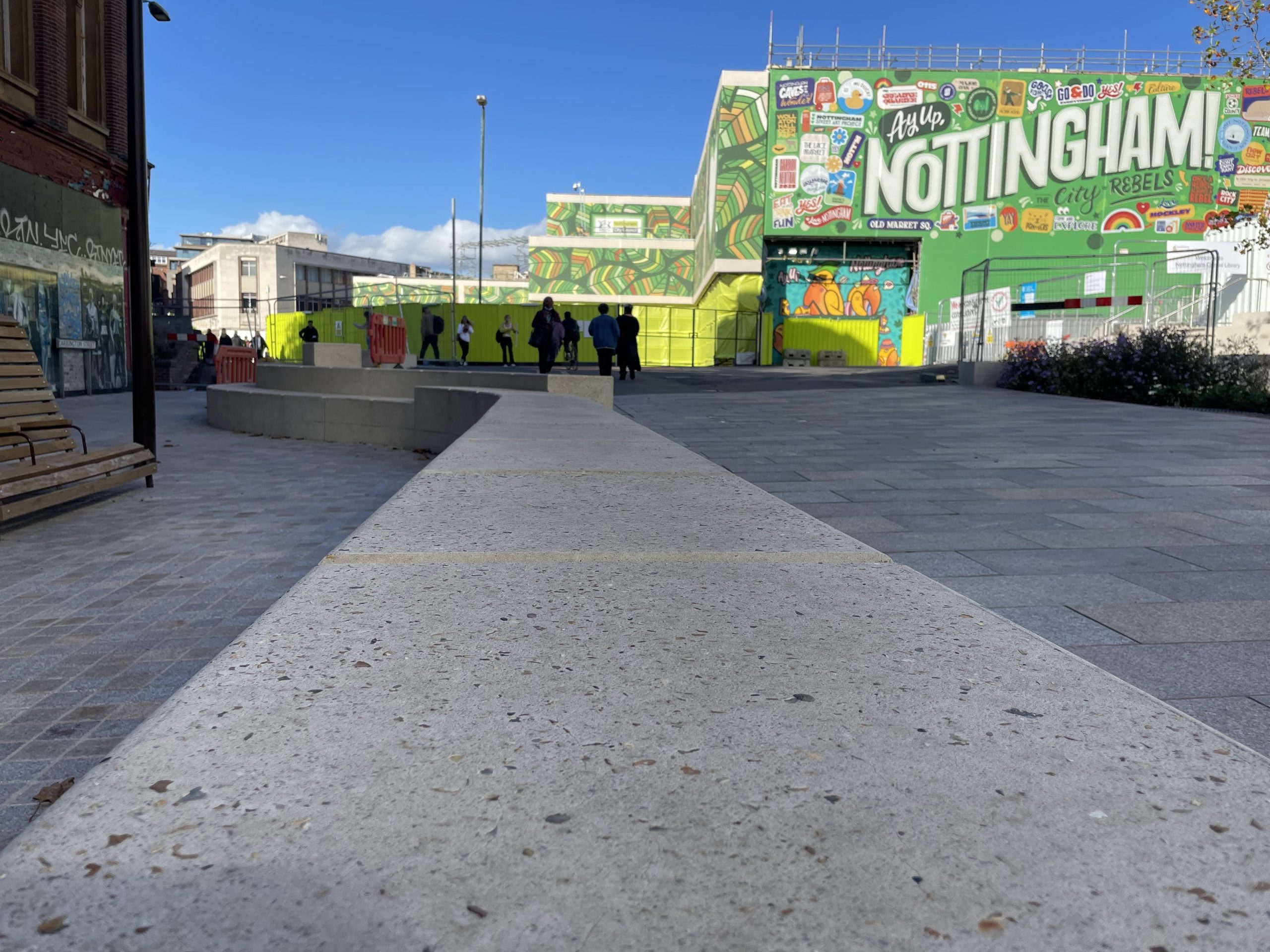 Precast Seating and Steps at Broadmarsh Public Realm, Nottingham