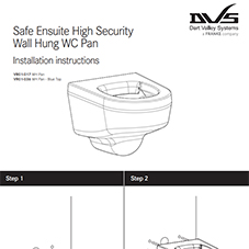 Installation Instructions High Security Wall Hung WC Pan