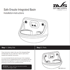 Installation Instructions Integrated Basin