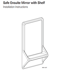 Installation Instructions Mirror with Shelf