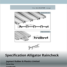 Alligator Raincheck Specification 2021