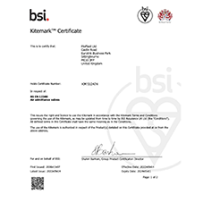 Certificate: BS EN 12380 (KM512474)
