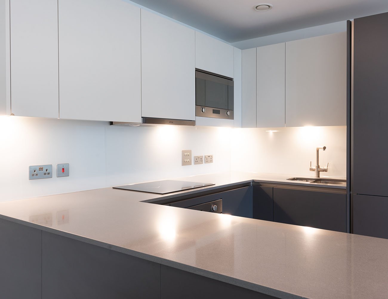 Kitchen Fit-Out (Worktops, Upstands, Floors & Walls)