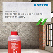 Koster: Horizontal Barriers against Rising Damp in Masonry