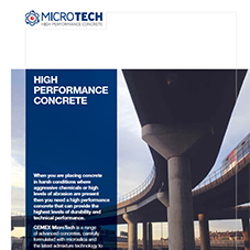 MicroTech - High Performance Concrete