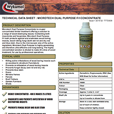 Microtech Dual Purpose Concentrate Datasheet