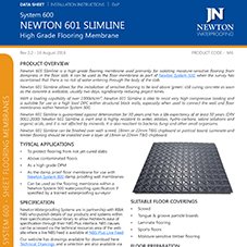NEWTON 601 SLIMLINE - High Grade Flooring Membrane