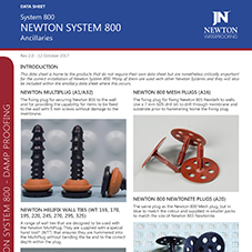 NEWTON SYSTEM 800 Ancillaries