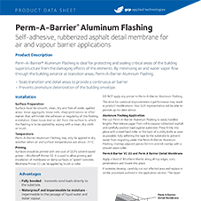 Perm-A-Barrier Aluminium Flashing product data