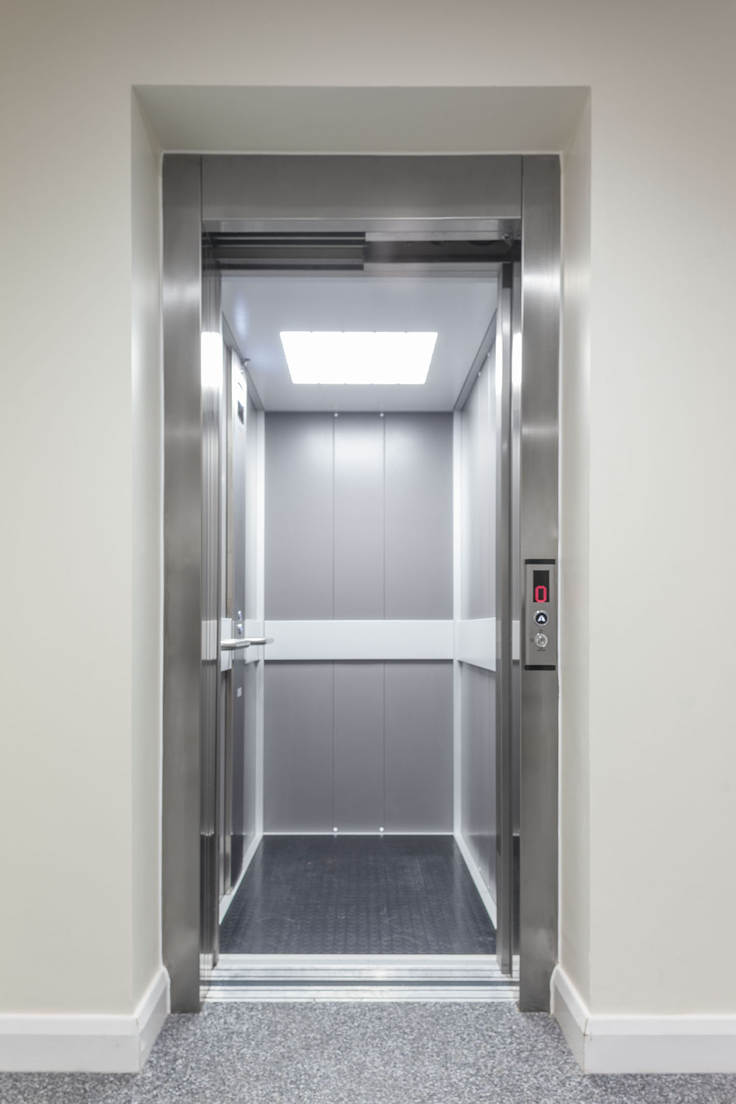 Space-saving passenger lift ups access in new school extension