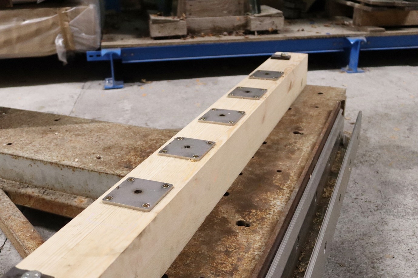 NEW Timber Fixing Plate for Frameless Glass Balustrade by Pure Vista