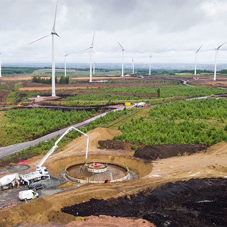 Aggregate provide swift solution for Windfarm