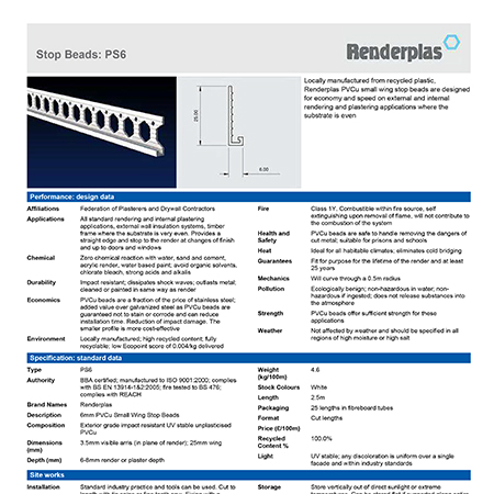 Renderplas Stop Beads: PS6