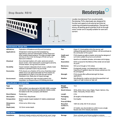 Renderplas Stop Beads: RS10