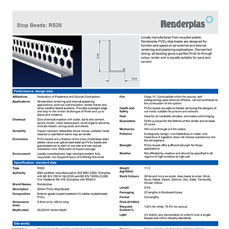 Renderplas Stop Beads: RS20