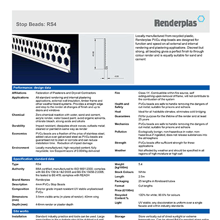 Renderplas Stop Beads: RS4