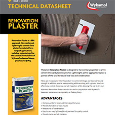 Renovation Plaster Datasheet