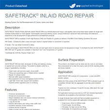 SAFETRACK INLAID ROAD REPAIR product data