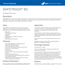 SAFETRACK SC product data