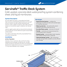 Servirufe Traffic Deck System