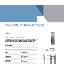 SH01-013 - Dual Outlet Shower Tower