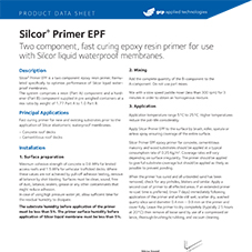 Silcor Primer EPF product data