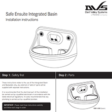 Safe Ensuite Integrated Basin Installation Instructions