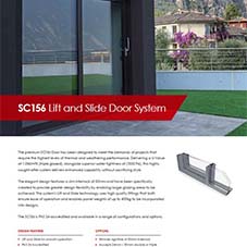 AluK SC156 Lift and Slide Door System