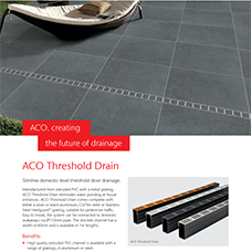 ACO Threshold Drain Brochure