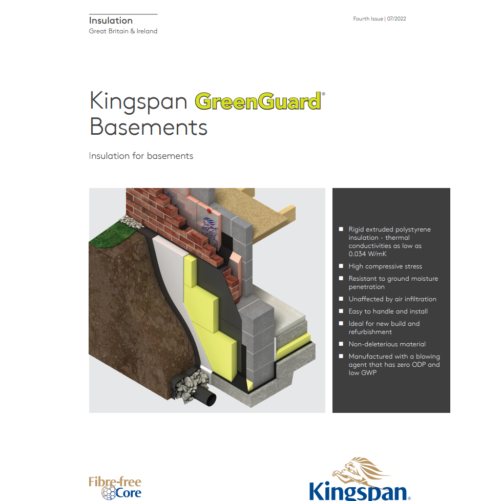 Kingspan GreenGuard® Basements