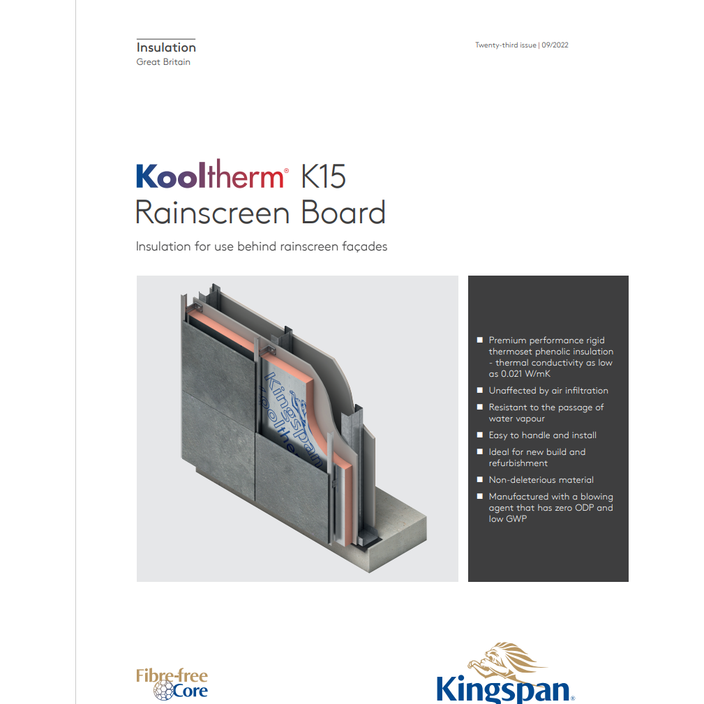 Kooltherm K15 Rainscreen Board