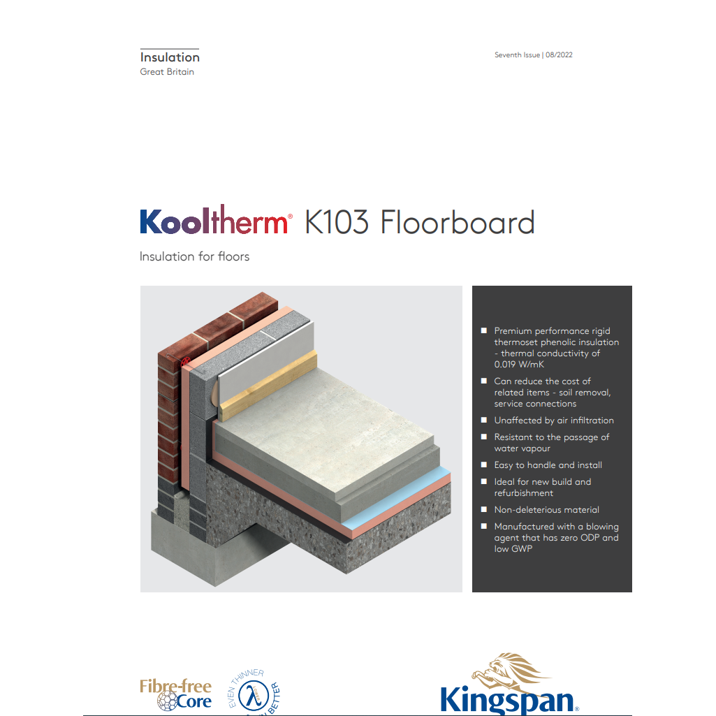 Kooltherm K103 Floorboard