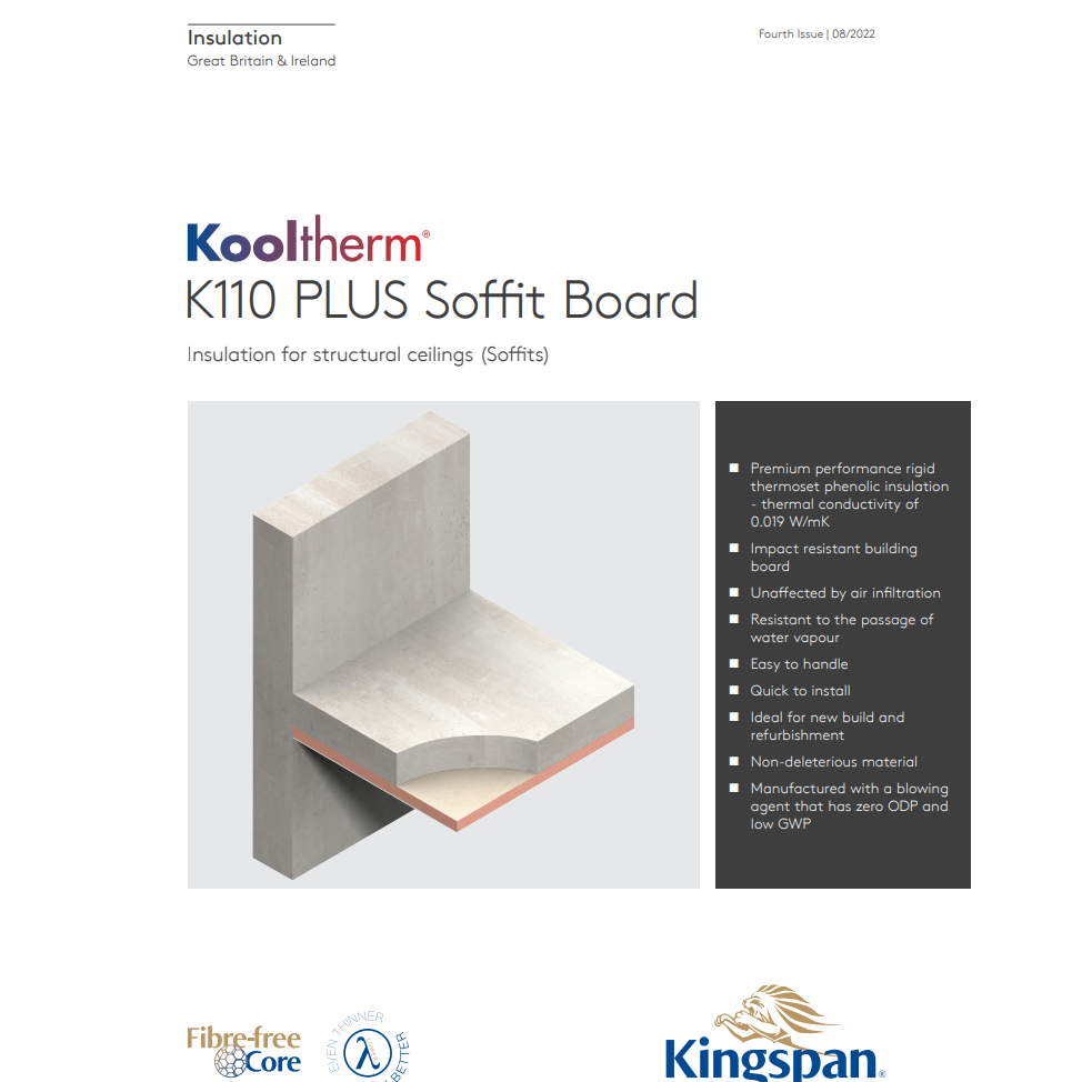 Kooltherm K110 PLUS Soffit Board