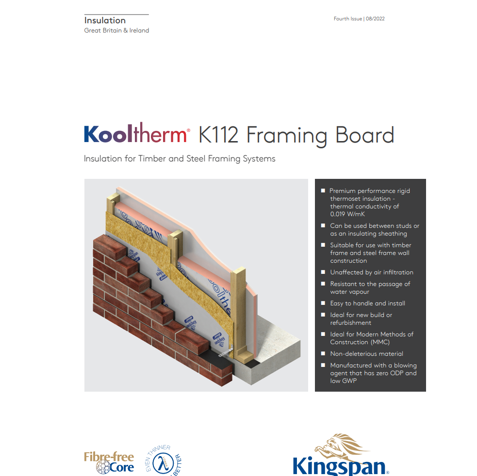 Kooltherm K112 Framing Board